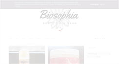 Desktop Screenshot of biosophia.it